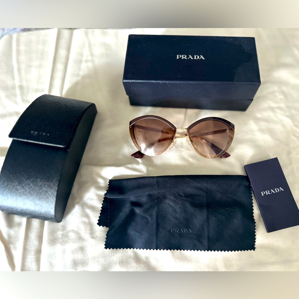 Prada ombré pink/gold sunglasses